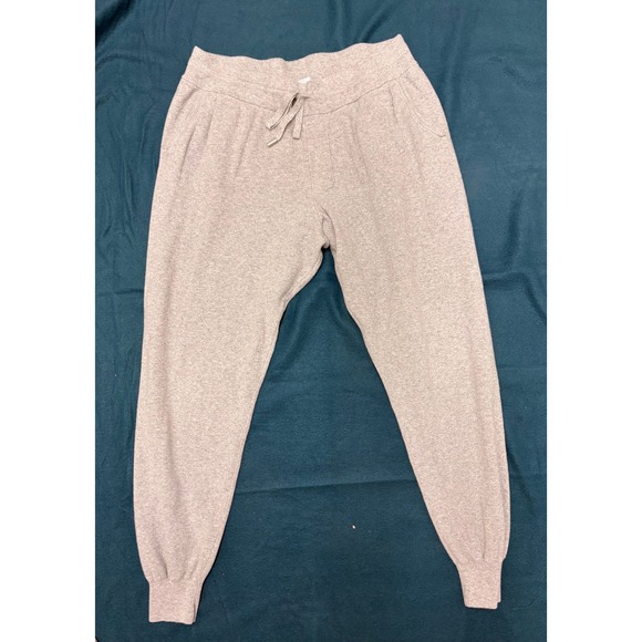 NAADAM Pants - Naadam Cashmere Joggers Heather Gray Knit Drawstring Sweatpants Large